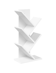 Libreria ad Albero 4 Piani 30 x 18 x 60 cm Legno ingegnerizzato