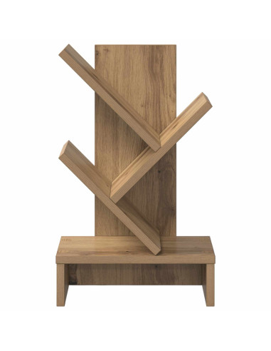 Scaffale per Libri a Forma di Albero 3 Strati 30 x 18 x 48 cm