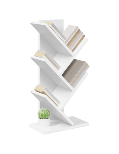 Libreria ad Albero 4 Piani 30 x 18 x 60 cm Legno ingegnerizzato