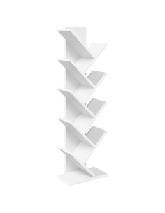 Scaffale per Libri a Forma di Albero 6 Ripiani 30 x 18 x 100 cm