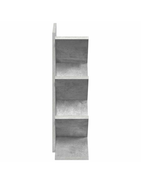 Libreria ad Albero 4 Ripiani 30 x 18 x 60 cm Grigio Cemento