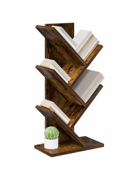 Libreria ad Albero 4 Piani 30 x 18 x 60 cm Legno ingegnerizzato