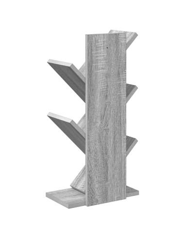 Libreria ad Albero 4 Ripiani 30 x 18 x 60 cm Sonoma grigio
