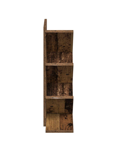 Libreria ad Albero 4 Ripiani 30 x 18 x 60 cm Legno antico