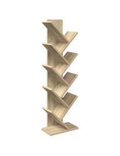 Scaffale da Libro ad Albero 6 Livelli 30 x 18 x 100 cm 2