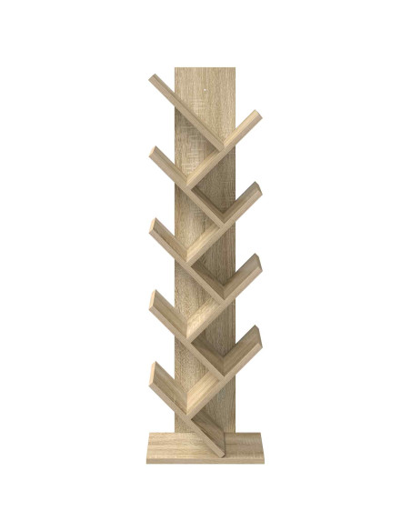 Scaffale da Libro ad Albero 6 Livelli 30 x 18 x 100 cm