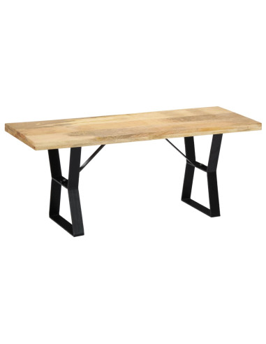 Panca 110 cm in Legno Massello di Mango