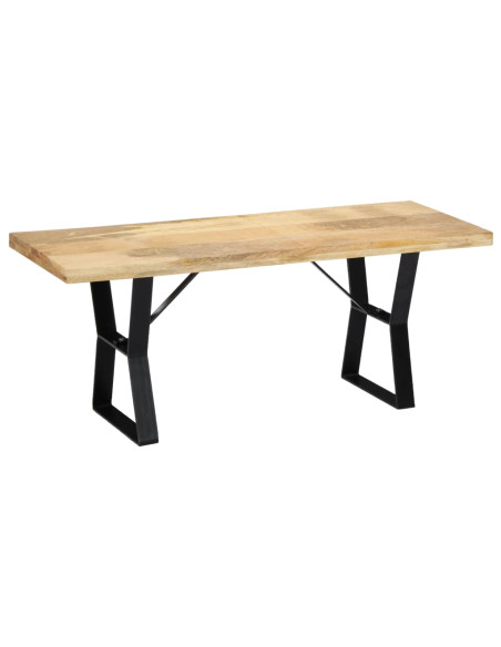 Panca 110 cm in Legno Massello di Mango