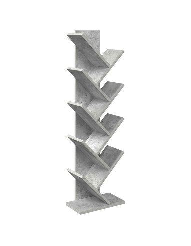 Scaffale per Libri ad Albero 6-Scomparti 30 x 18 x 100 cm