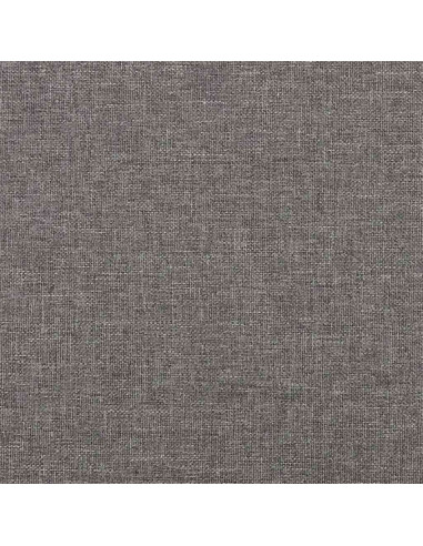 Divano a 3 Posti con Cuscini Grigio Scuro 210 cm in Tessuto
