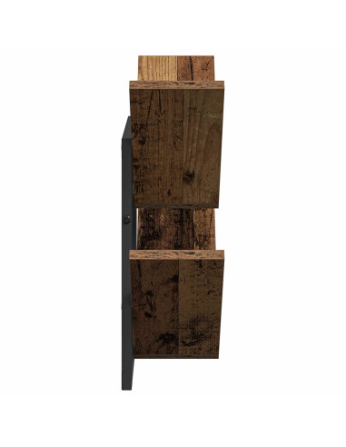 Mensola a muro flottante Legno antico 43 x 15 x 47 cm