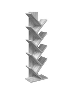 Scaffale da Libro ad Albero 6 Livelli 30 x 18 x 100 cm