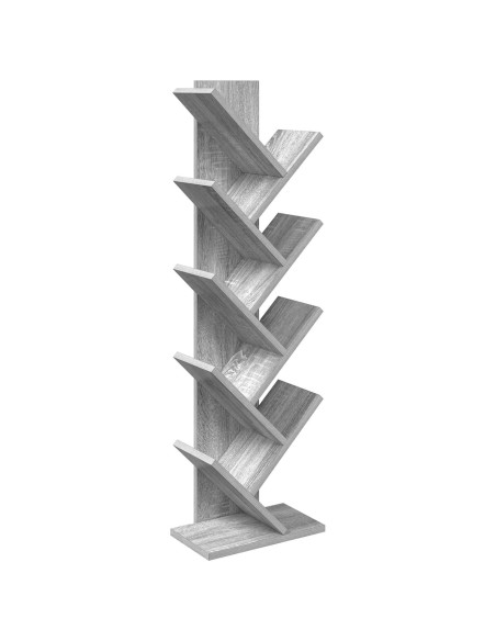 Scaffale da Libro ad Albero 6 Livelli 30 x 18 x 100 cm
