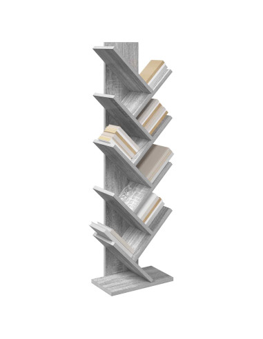 Scaffale da Libro ad Albero 6 Livelli 30 x 18 x 100 cm