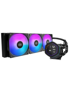 COOLER MASTER DISSIPATORE A LIQUIDO ML CORE NEX DIGITAL 360 BLACK ARGB VENTOLE 3x 120MM DISPLAY  LED