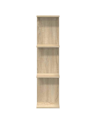 Scaffale da parete Rovere Sonoma 25 x 15 x 100 cm