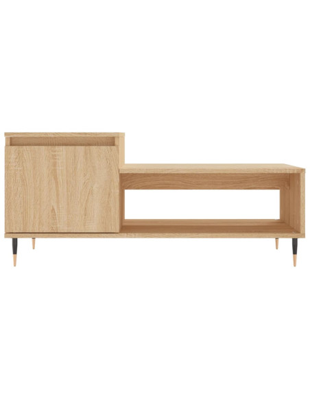 Tavolino da Salotto Rovere Sonoma 100x50x45cm Legno Multistrato