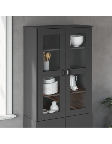 Piano per Credenza VIKEN Antracite in Legno Multistrato
