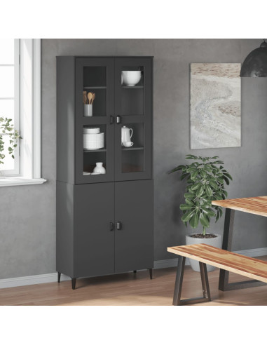Piano per Credenza VIKEN Antracite in Legno Multistrato