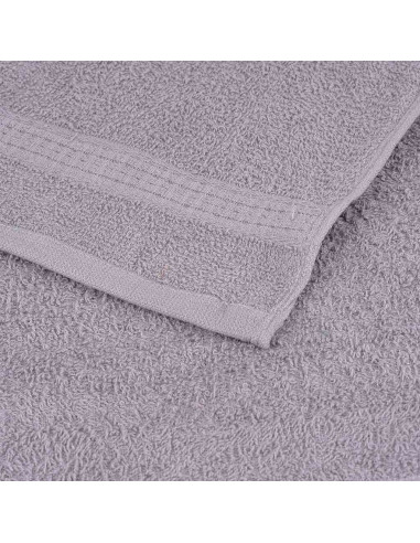 Asciugamani FROGN 10 pz Grigio 100x200 cm 360 g/m²