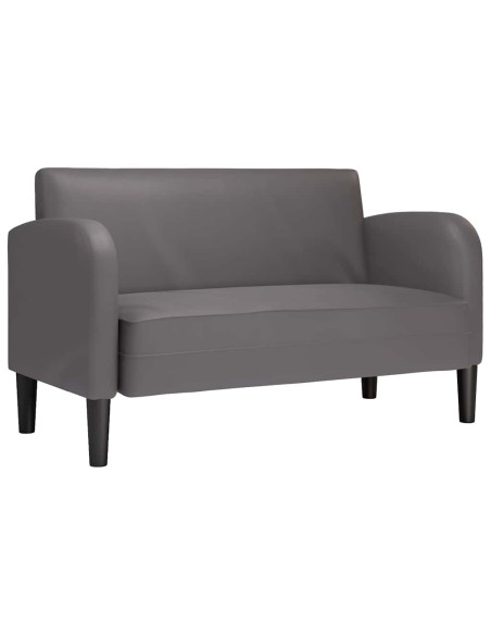 Divano Divanetto Grigio 110 cm in Similpelle