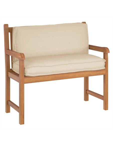 Cuscino Beige 120 x 40 x 12 cm Tessuto Oxford