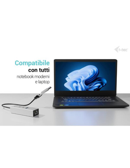 HUB 3 (2X USB-C  1X USB-A) LAN