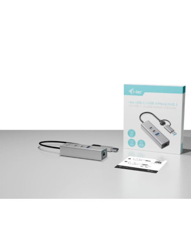 HUB 3 (2X USB-C  1X USB-A) LAN
