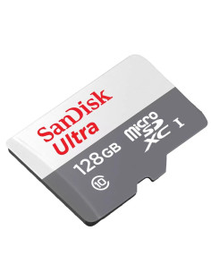 MEMORY CARD MICRO SD/TRANSFLASH 128GB SANDISK CLASSE 10 U3 V3 SDSQXAA-128G-GN6MA