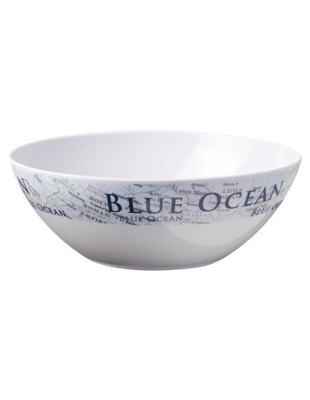Ciotola insalatiera campeggio Brunner 0830030N C8C BLUE OCEAN Bianco
