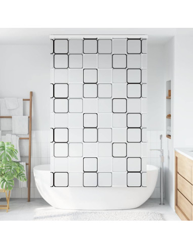 Tenda a Rullo per Doccia Cassonetto 140x240cm Larghezza Tessuto