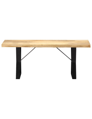 Panca 110 cm in Legno Massello di Mango