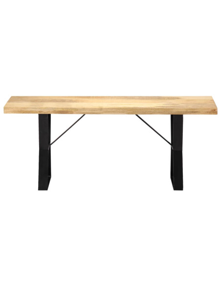Panca 110 cm in Legno Massello di Mango
