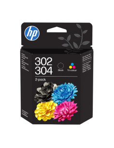 HP 302/304 TRI-COLOR/BLACK 2-PACK