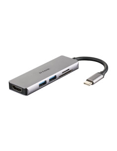D-Link DUB-M530 replicatore di porte e docking station per laptop Cablato USB 3.2 Gen 1 (3.1 Gen 1) Type-C Alluminio