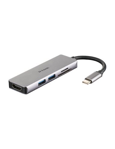 D-Link DUB-M530 replicatore di porte e docking station per laptop Cablato USB 3.2 Gen 1 (3.1 Gen 1) Type-C Alluminio