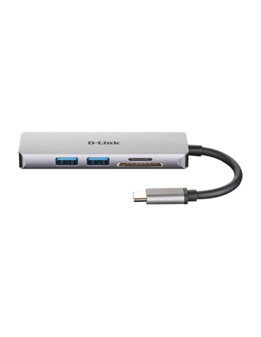 D-Link DUB-M530 replicatore di porte e docking station per laptop Cablato USB 3.2 Gen 1 (3.1 Gen 1) Type-C Alluminio