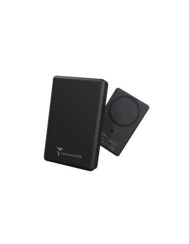 Techmade Powerbank 10000mAh Slim PD22.5W Wireless Magnetico Black