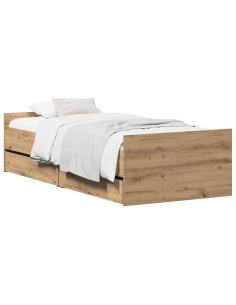 Struttura del letto Rovere Artigianale 90 x 200 cm