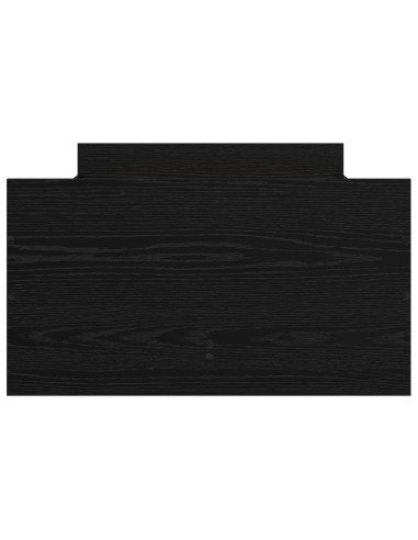 Struttura del letto Rovere Nero 90 x 200 cm
