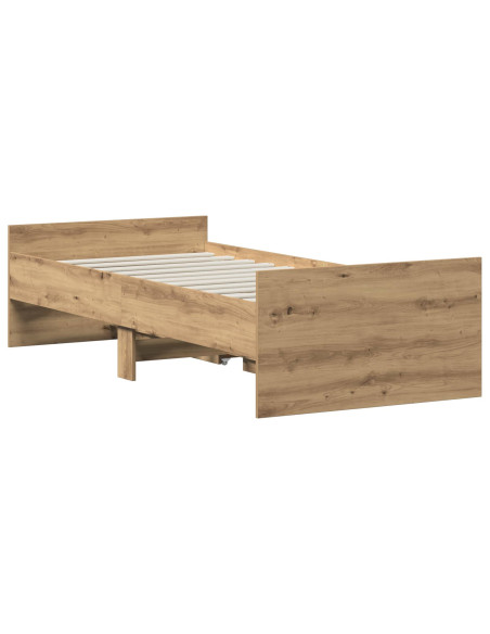 Struttura del letto Rovere Artigianale 90 x 200 cm
