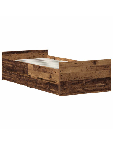 Struttura del letto Legno antico 90 x 200 cm