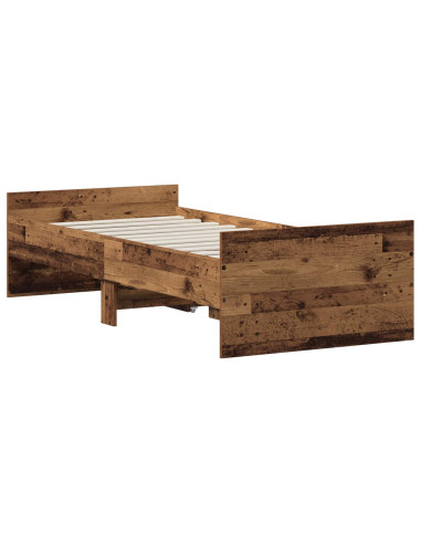 Struttura del letto Legno antico 90 x 200 cm