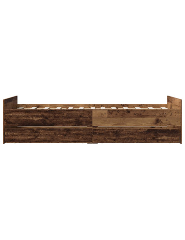 Struttura del letto Legno antico 100 x 200 cm
