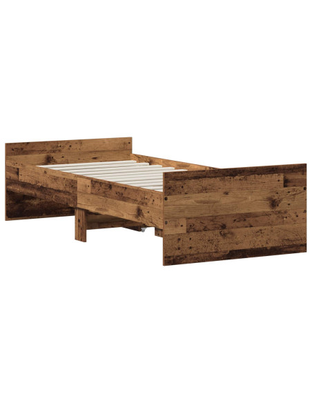 Struttura del letto Legno antico 100 x 200 cm