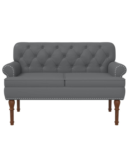 Loveseat con bottoni imbottiti Grigio 120 x 65 x 77 cm