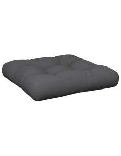 Cuscino per Pallet 50 x 50 x 12 cm Grigio in Tessuto
