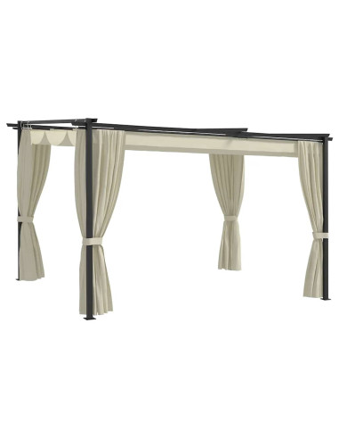 Gazebo 4x3 m Crema