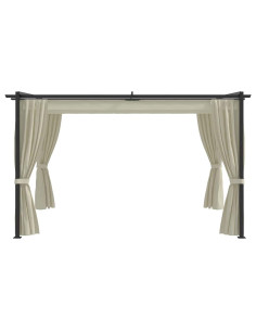 Gazebo 4x3 m Crema 2