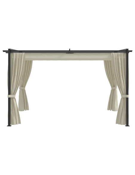 Gazebo 4x3 m Crema